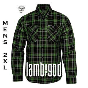 DIXXON FLANNEL x LAMB OF GOD 2026 INTO OBLIVION Flannel Shirt Collab - Men's 2XL